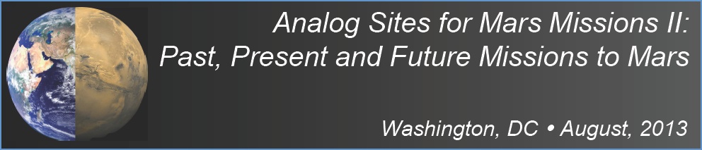 Analog Sites for Mars Missions II